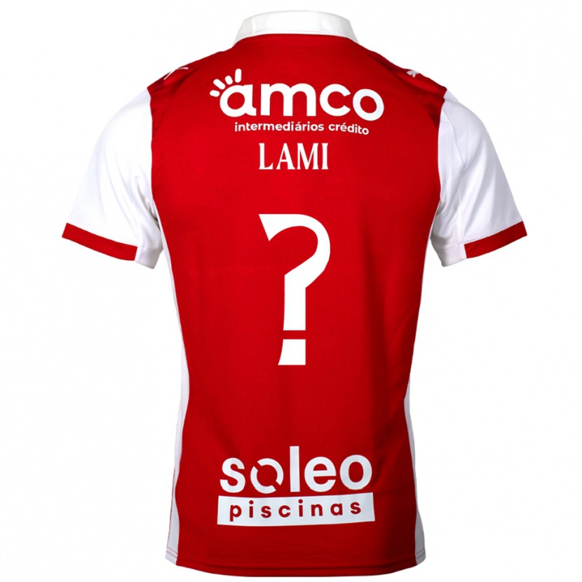 Danxen Pánské Dário Lami #0 Červená Bílá Domů Hráčské Dresy 2025/26 Dres