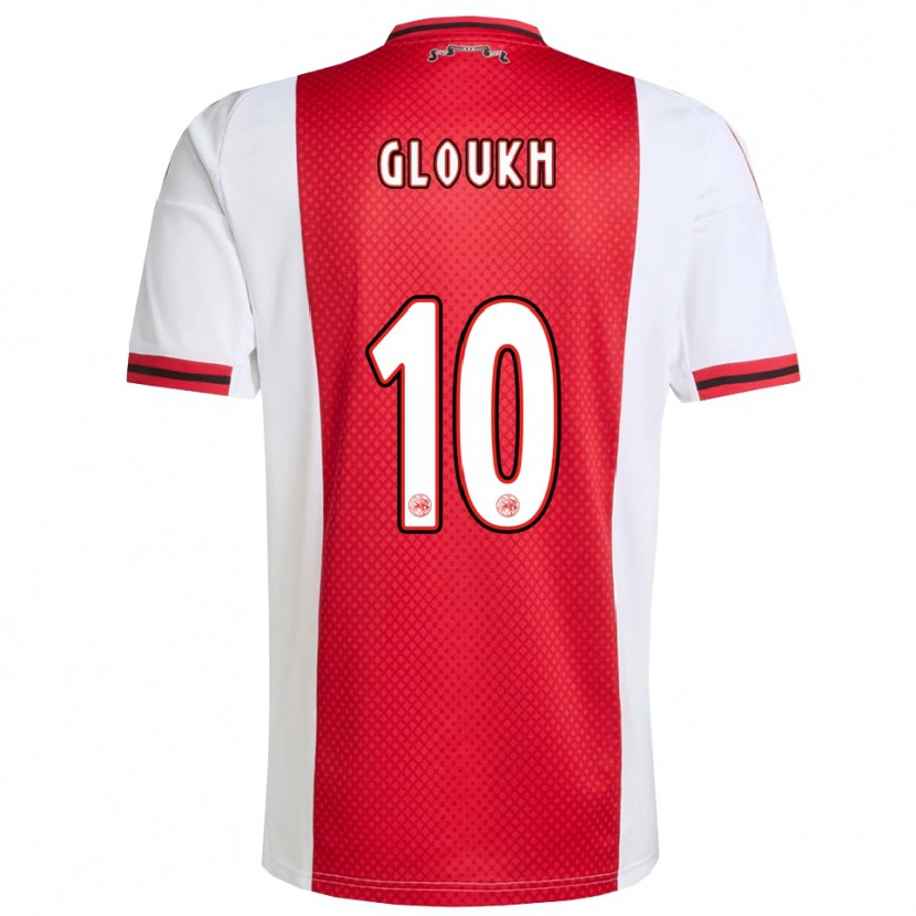 Danxen Pánské Oscar Gloukh #10 Červená Bílá Domů Hráčské Dresy 2025/26 Dres