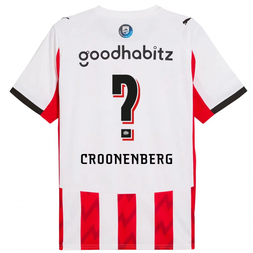 Danxen Pánské Luca Croonenberg #0 Červená Bílá Domů Hráčské Dresy 2025/26 Dres