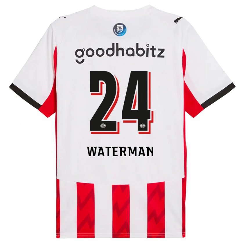 Danxen Pánské Boy Waterman #24 Červená Bílá Domů Hráčské Dresy 2025/26 Dres