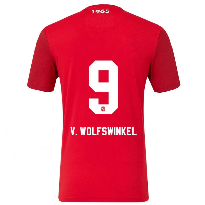 Danxen Pánské Ricky Van Wolfswinkel #9 Červená Bílá Domů Hráčské Dresy 2025/26 Dres