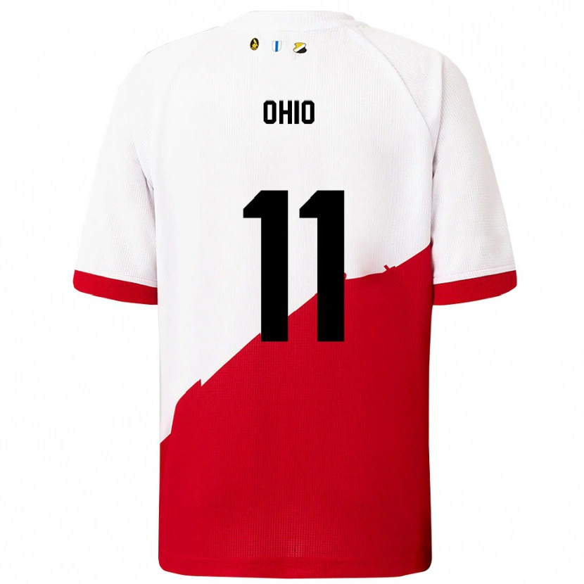 Danxen Pánské Noah Ohio #11 Bílá Červená Domů Hráčské Dresy 2025/26 Dres
