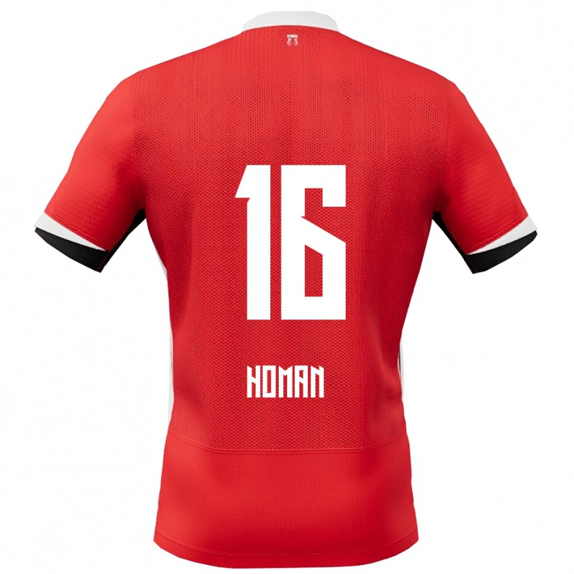 Danxen Pánské Nick Homan #16 Červená Bílá Domů Hráčské Dresy 2025/26 Dres