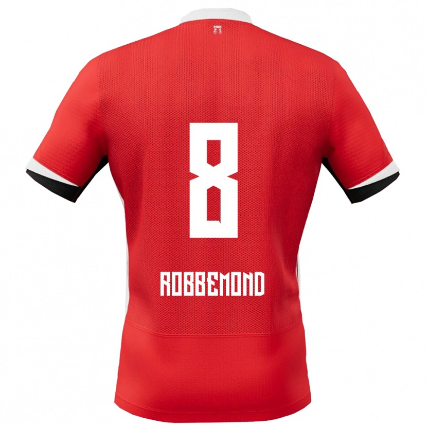 Danxen Pánské Rio Robbemond #8 Červená Bílá Domů Hráčské Dresy 2025/26 Dres