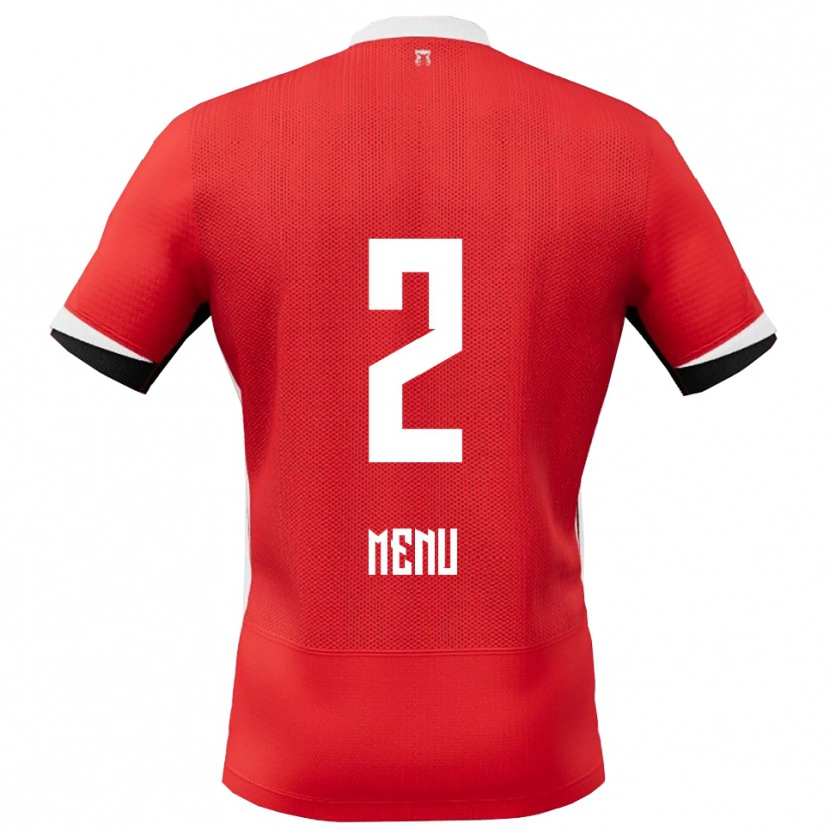 Danxen Pánské Mathijs Menu #2 Červená Bílá Domů Hráčské Dresy 2025/26 Dres