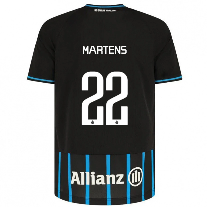 Danxen Pánské Quinze Martens #22 Černá Modrá Domů Hráčské Dresy 2025/26 Dres