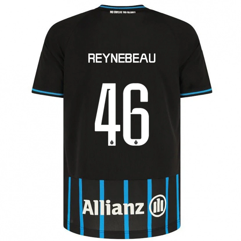 Danxen Pánské Clementine Reynebeau #46 Černá Modrá Domů Hráčské Dresy 2025/26 Dres