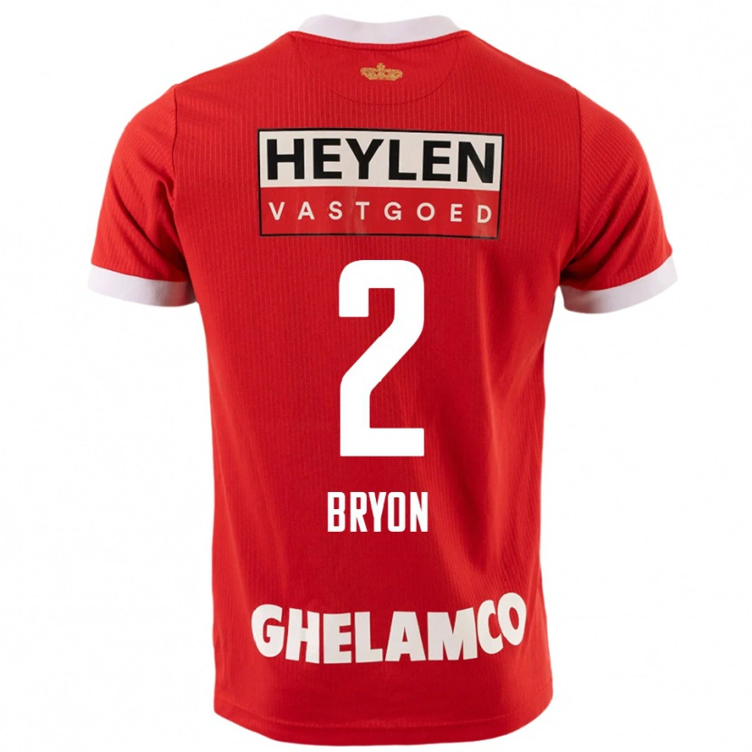 Danxen Pánské Robbe Bryon #2 Červená Bílá Domů Hráčské Dresy 2025/26 Dres