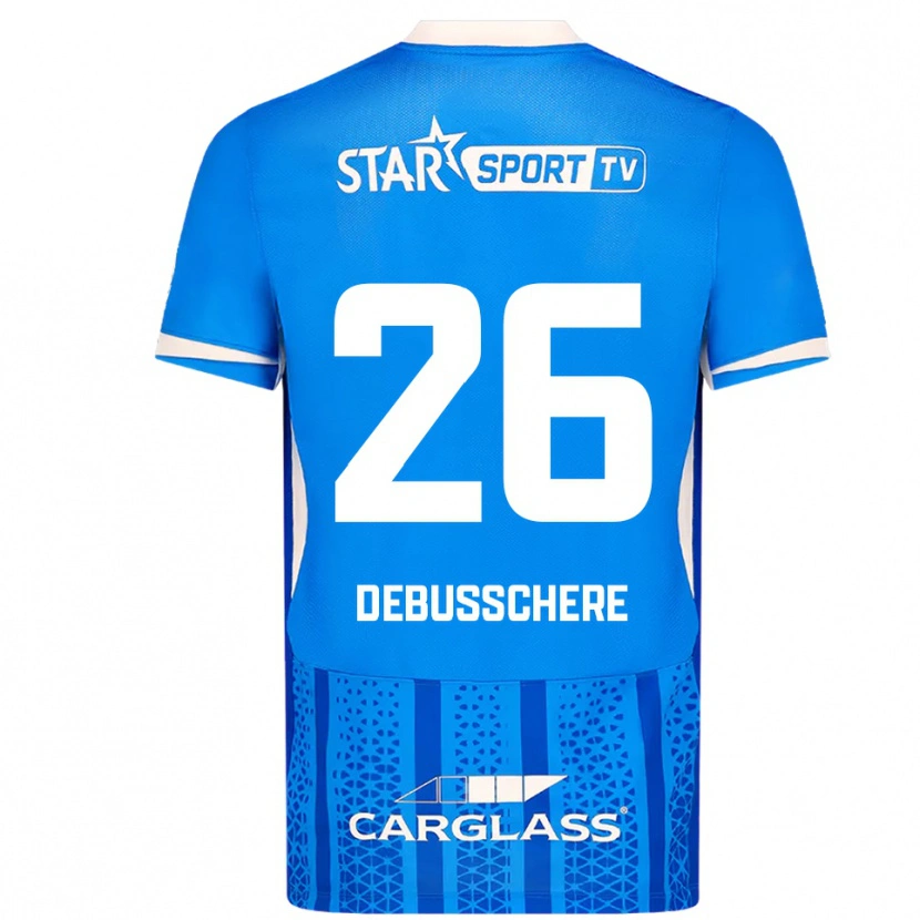Danxen Pánské Vic Debusschere #26 Modrá Bílá Domů Hráčské Dresy 2025/26 Dres