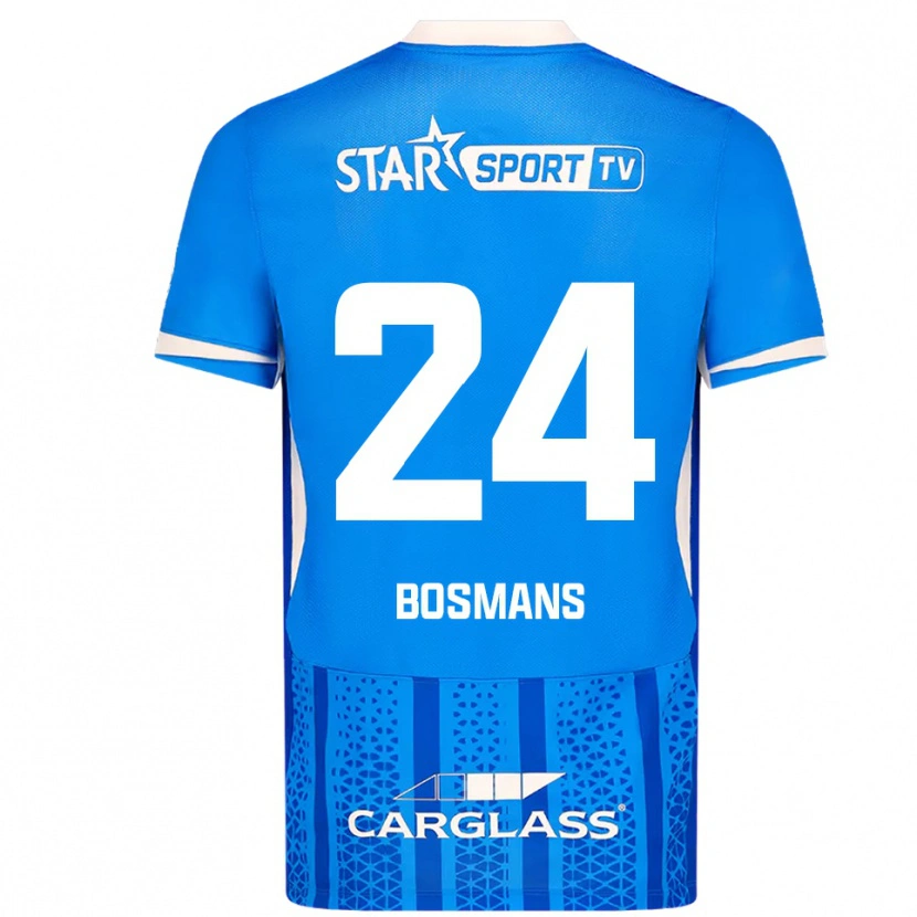 Danxen Pánské Pia Bosmans #24 Modrá Bílá Domů Hráčské Dresy 2025/26 Dres