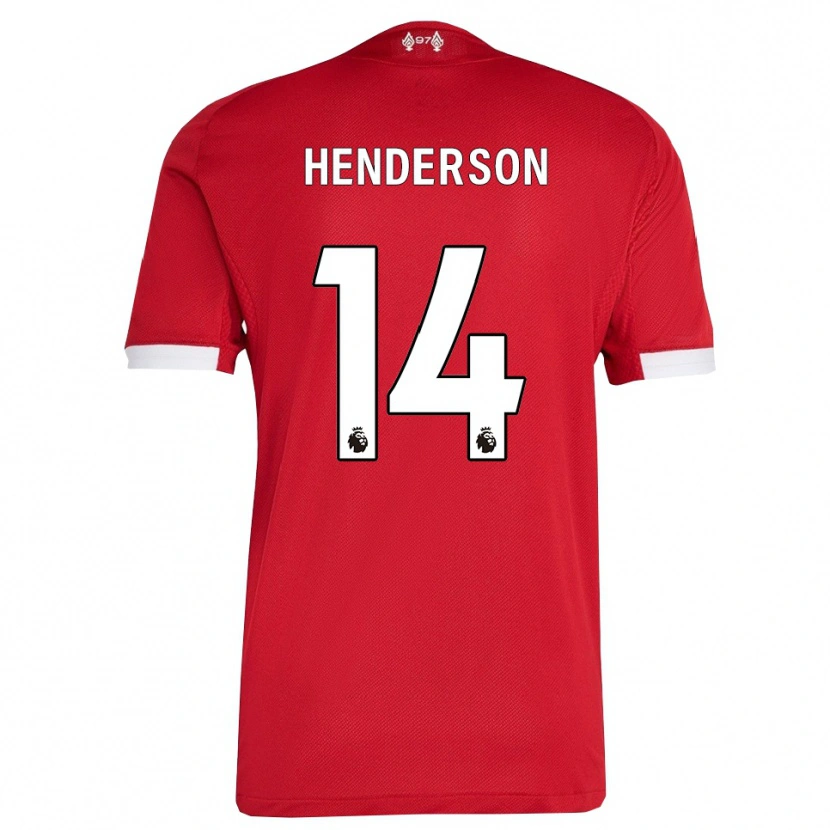 Danxen Pánské Henderson #14 Červená Bílá Domů Hráčské Dresy 2025/26 Dres