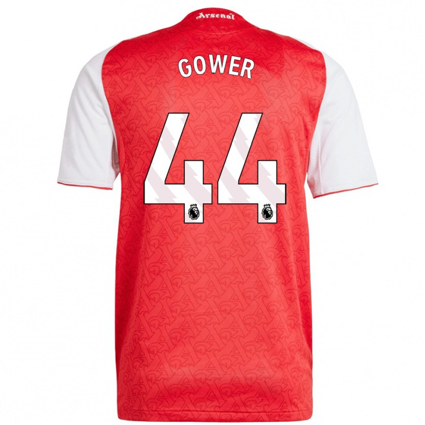 Danxen Pánské Jimi Gower #44 Červená Bílá Domů Hráčské Dresy 2025/26 Dres