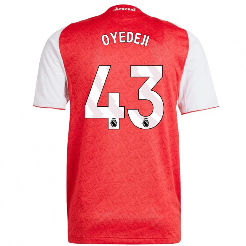 Danxen Pánské Nathan Butler Oyedeji #43 Červená Bílá Domů Hráčské Dresy 2025/26 Dres