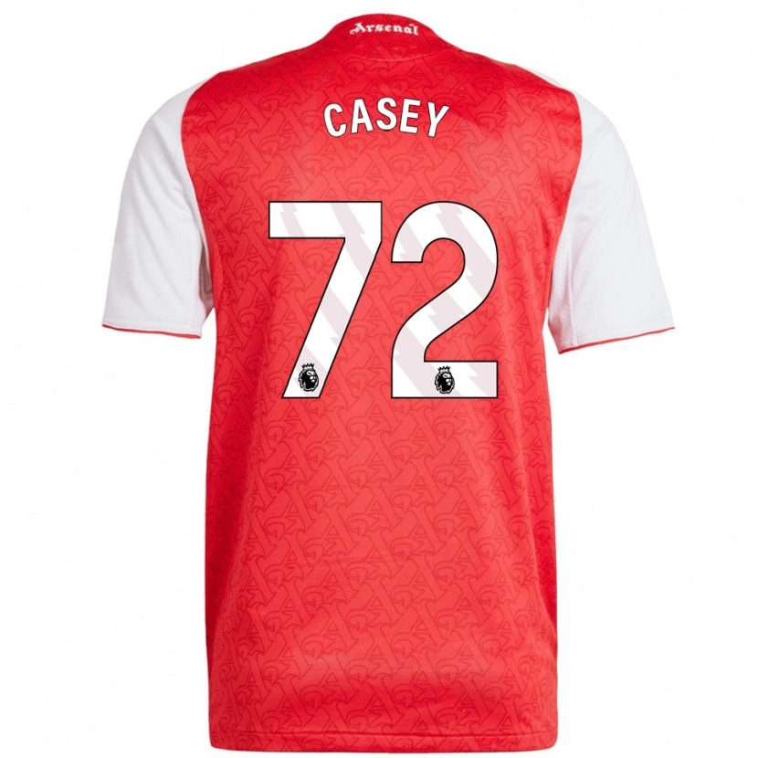 Danxen Pánské Dan Casey #72 Červená Bílá Domů Hráčské Dresy 2025/26 Dres