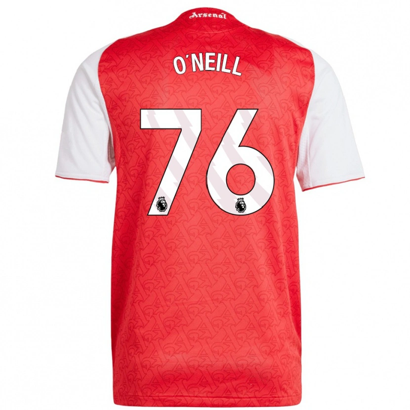 Danxen Pánské Ceadach O'neill #76 Červená Bílá Domů Hráčské Dresy 2025/26 Dres