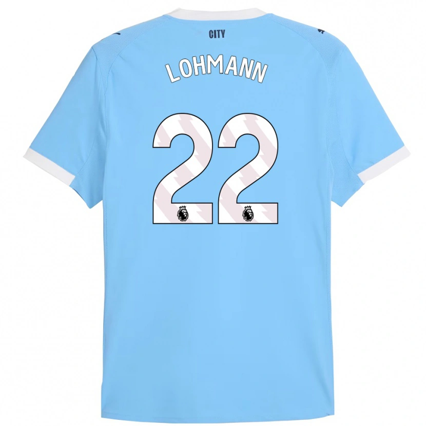Danxen Pánské Sydney Lohmann #22 Nebesky Modrá Bílá Domů Hráčské Dresy 2025/26 Dres