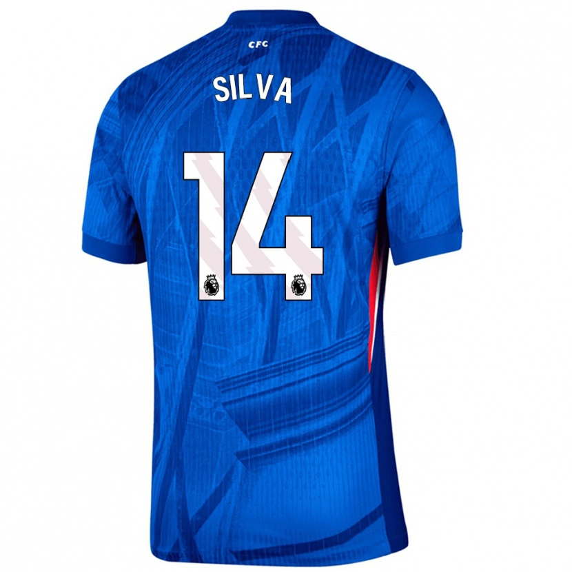 Danxen Pánské Isago Silva #14 Modrá Bílá Domů Hráčské Dresy 2025/26 Dres
