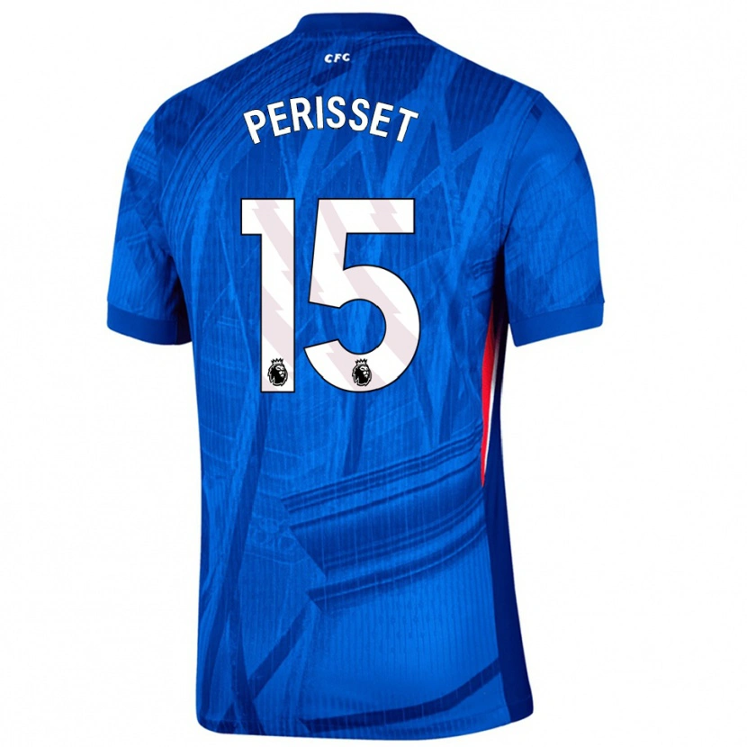 Danxen Pánské Eve Perisset #15 Modrá Bílá Domů Hráčské Dresy 2025/26 Dres