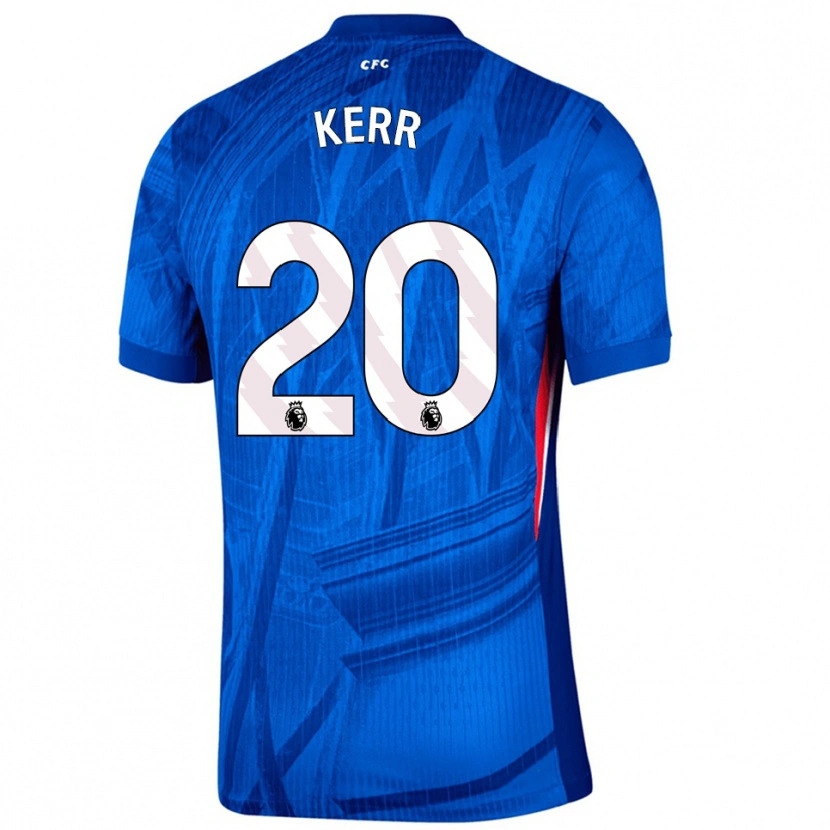 Danxen Pánské Sam Kerr #20 Modrá Bílá Domů Hráčské Dresy 2025/26 Dres