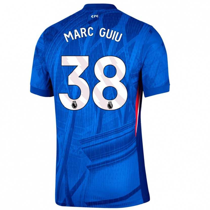 Danxen Pánské Marc Guiu #38 Modrá Bílá Domů Hráčské Dresy 2025/26 Dres