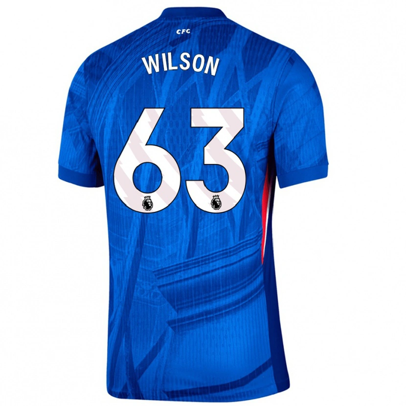 Danxen Pánské Kaiden Wilson #63 Modrá Bílá Domů Hráčské Dresy 2025/26 Dres