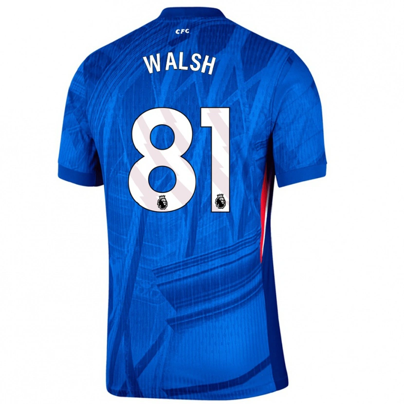 Danxen Pánské Reggie Walsh #81 Modrá Bílá Domů Hráčské Dresy 2025/26 Dres