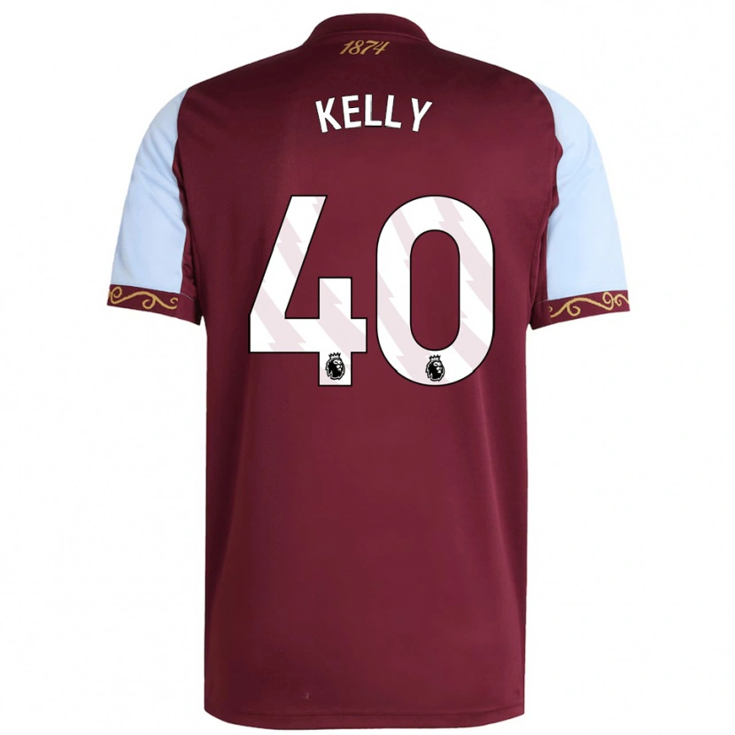 Danxen Pánské Soffia Kelly #40 Burgundská Nebesky Modrá Domů Hráčské Dresy 2025/26 Dres