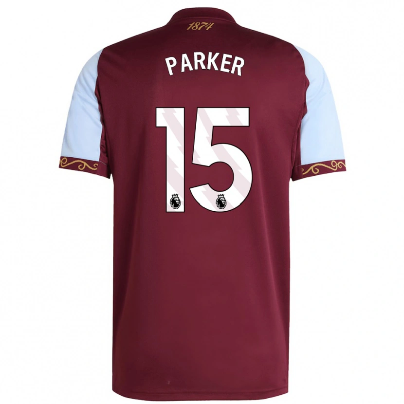 Danxen Pánské Lucy Parker #15 Burgundská Nebesky Modrá Domů Hráčské Dresy 2025/26 Dres