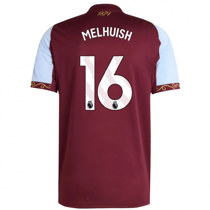 Danxen Pánské Lennon Melhuish #16 Burgundská Nebesky Modrá Domů Hráčské Dresy 2025/26 Dres