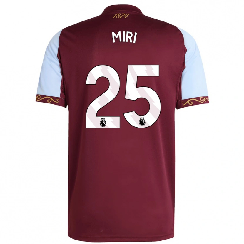 Danxen Pánské Miri Taylor #25 Burgundská Nebesky Modrá Domů Hráčské Dresy 2025/26 Dres