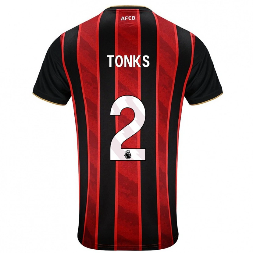 Danxen Pánské Finn Tonks #2 Červená Černá Domů Hráčské Dresy 2025/26 Dres