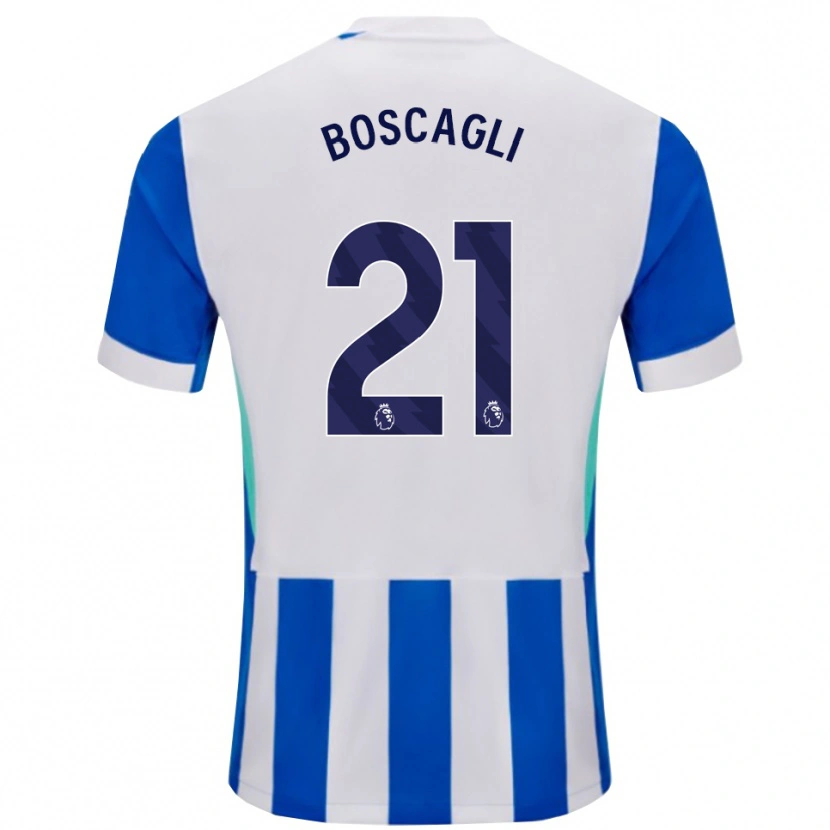 Danxen Pánské Olivier Boscagli #21 Modrá Bílá Domů Hráčské Dresy 2025/26 Dres