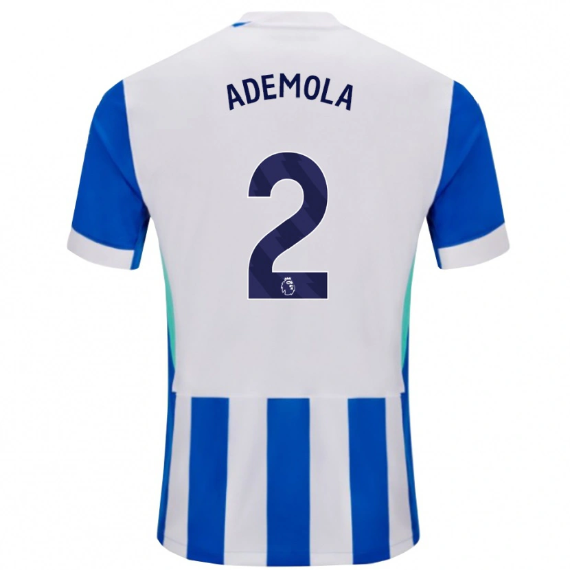 Danxen Pánské Sebastian Ademola #2 Modrá Bílá Domů Hráčské Dresy 2025/26 Dres