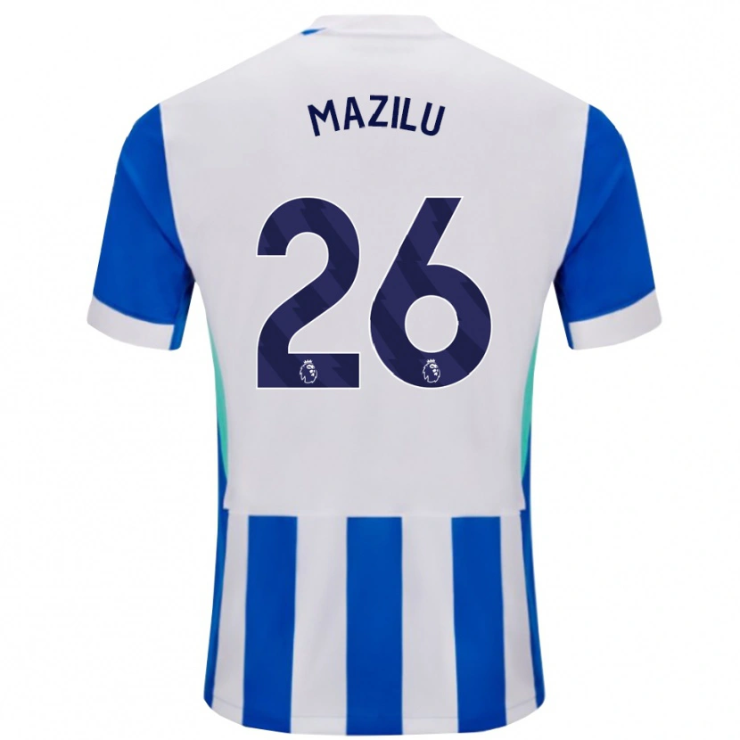 Danxen Pánské Adrian Mazilu #26 Modrá Bílá Domů Hráčské Dresy 2025/26 Dres