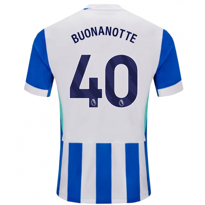 Danxen Pánské Facundo Buonanotte #40 Modrá Bílá Domů Hráčské Dresy 2025/26 Dres