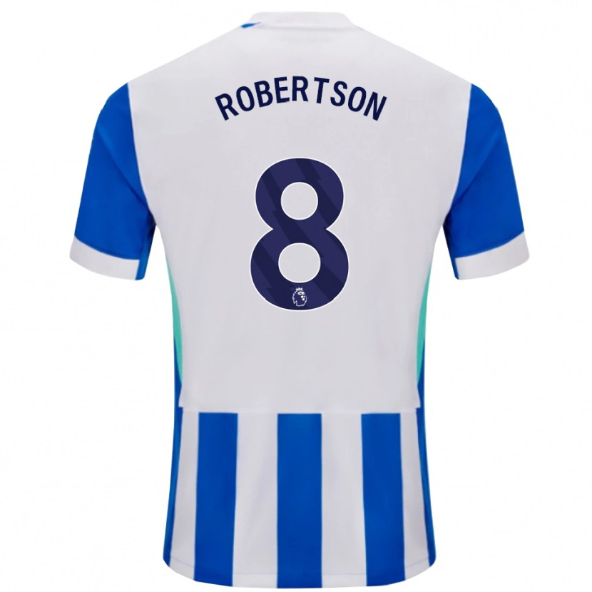 Danxen Pánské Josh Robertson #8 Modrá Bílá Domů Hráčské Dresy 2025/26 Dres