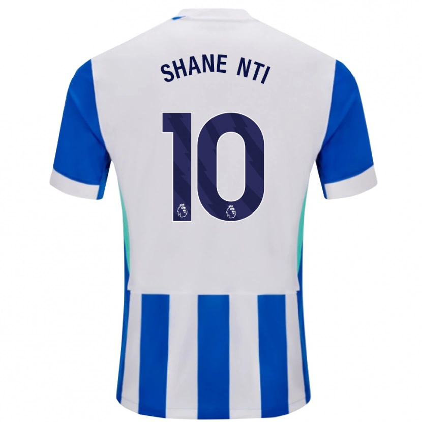 Danxen Pánské Shane Nti #10 Modrá Bílá Domů Hráčské Dresy 2025/26 Dres