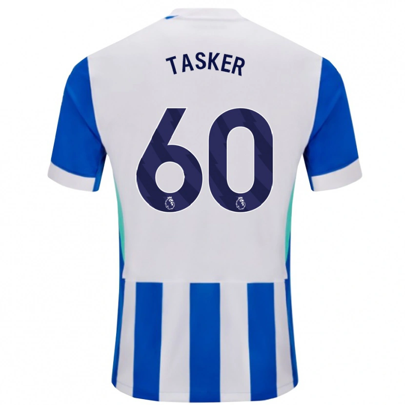 Danxen Pánské Charlie Tasker #60 Modrá Bílá Domů Hráčské Dresy 2025/26 Dres