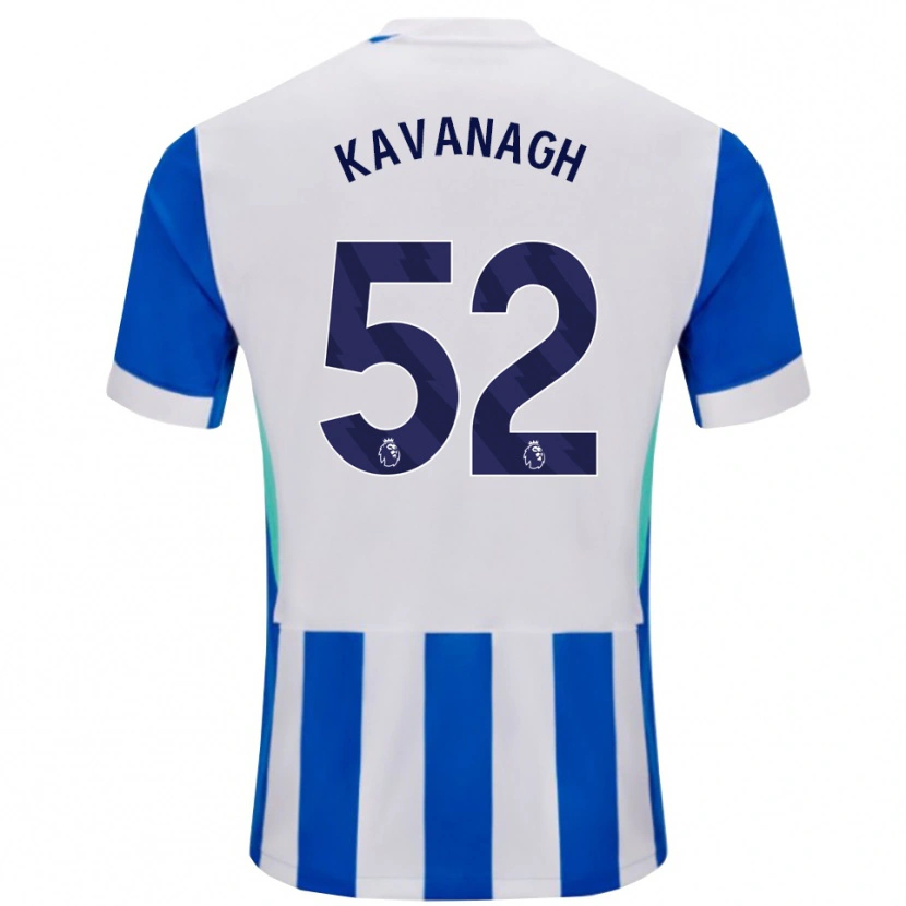 Danxen Pánské Leigh Kavanagh #52 Modrá Bílá Domů Hráčské Dresy 2025/26 Dres