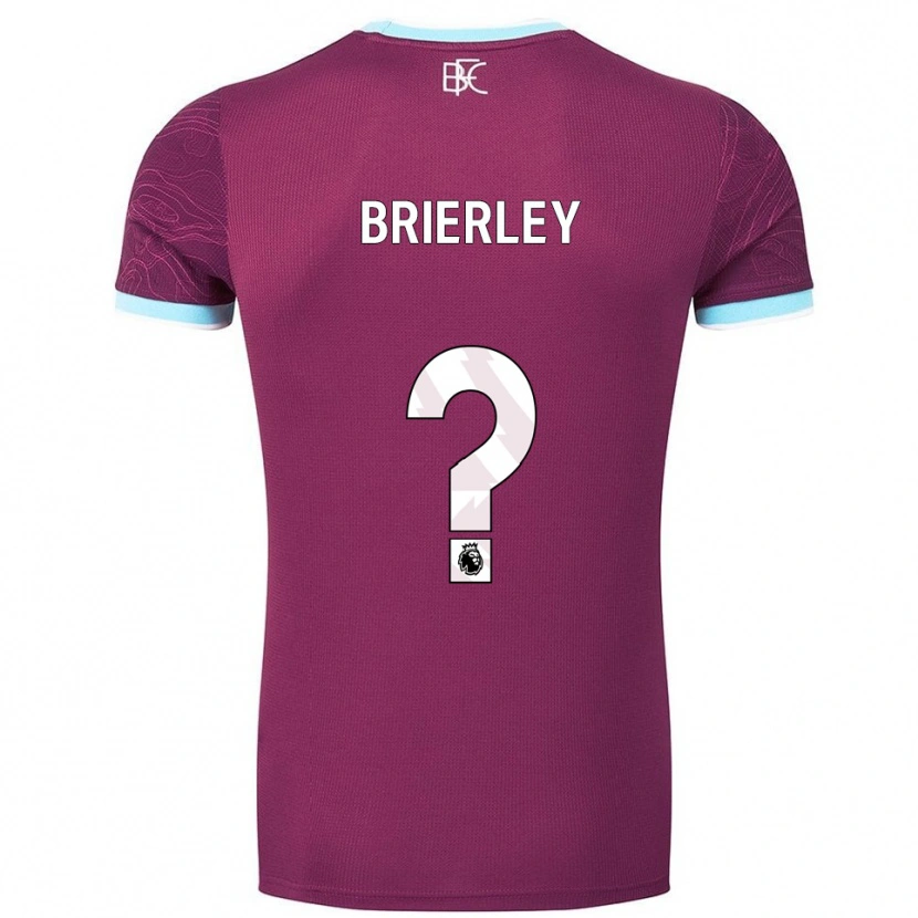 Danxen Pánské George Brierley #0 Burgundská Nebesky Modrá Domů Hráčské Dresy 2025/26 Dres