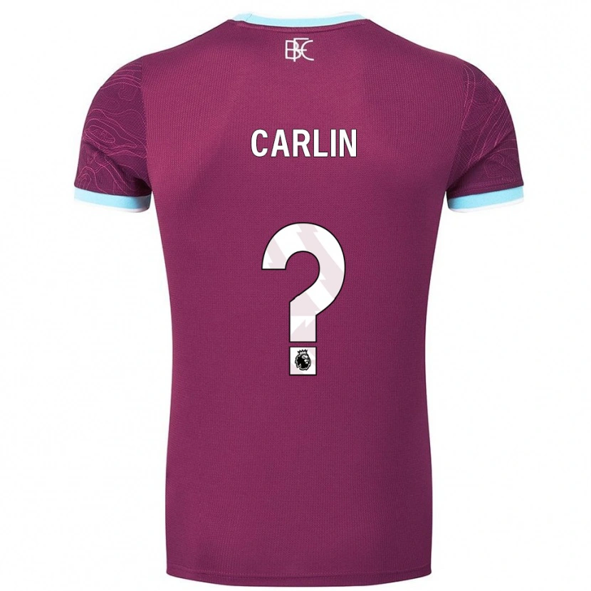 Danxen Pánské Logan Carlin #0 Burgundská Nebesky Modrá Domů Hráčské Dresy 2025/26 Dres