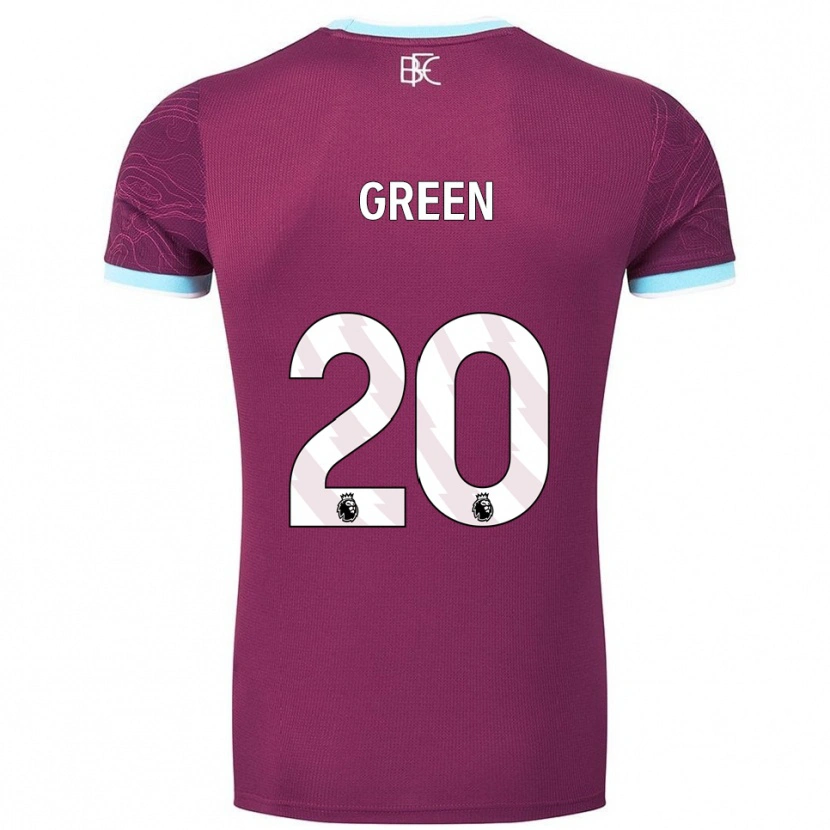 Danxen Pánské Etienne Green #20 Burgundská Nebesky Modrá Domů Hráčské Dresy 2025/26 Dres