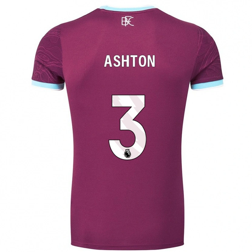 Danxen Pánské Joe Ashton #3 Burgundská Nebesky Modrá Domů Hráčské Dresy 2025/26 Dres