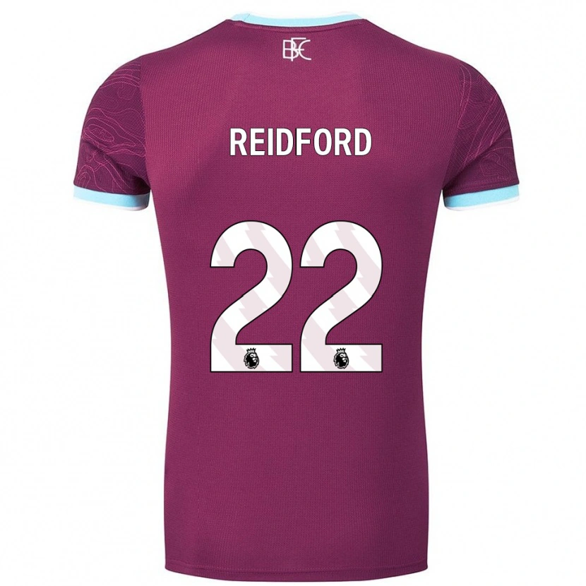 Danxen Pánské Isabella Reidford #22 Burgundská Nebesky Modrá Domů Hráčské Dresy 2025/26 Dres