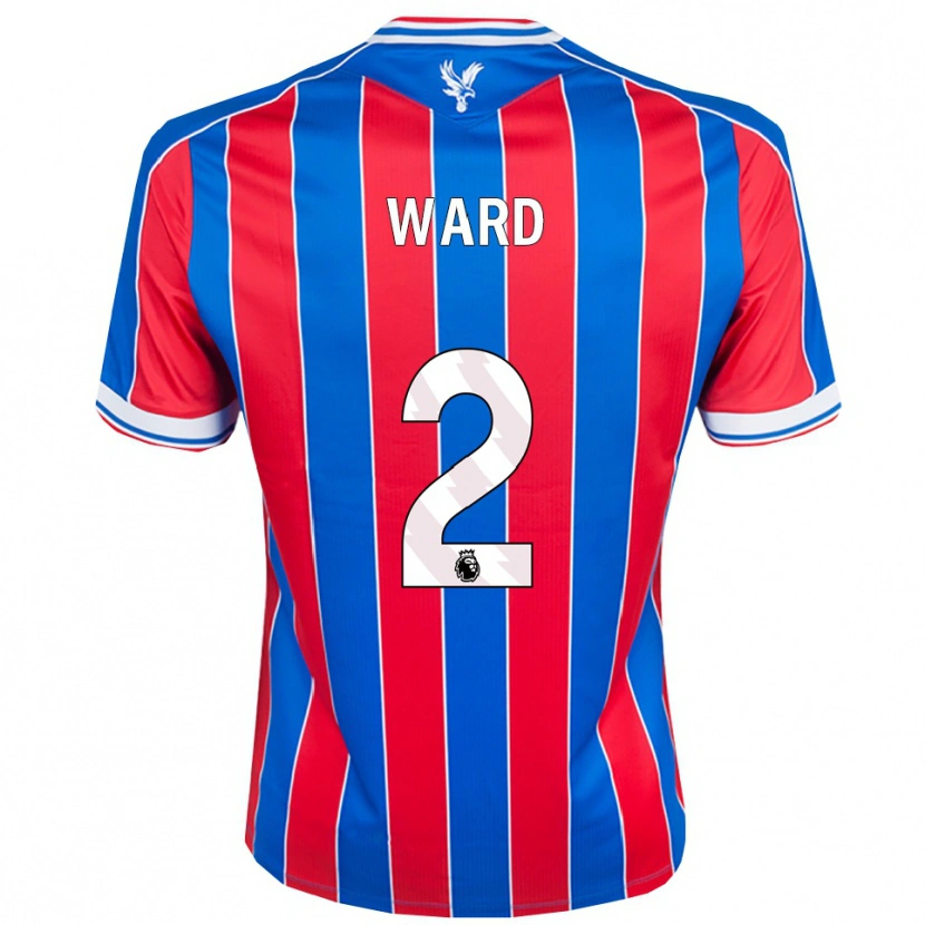 Danxen Pánské Joel Ward #2 Modrá Červená Bílá Domů Hráčské Dresy 2025/26 Dres