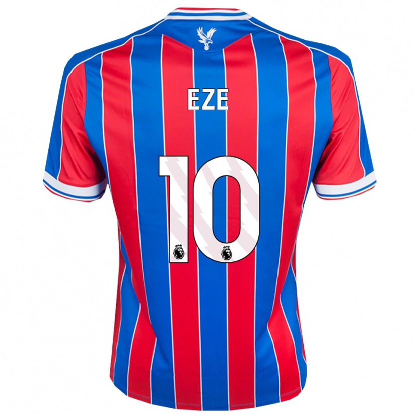 Danxen Pánské Eberechi Eze #10 Modrá Červená Bílá Domů Hráčské Dresy 2025/26 Dres