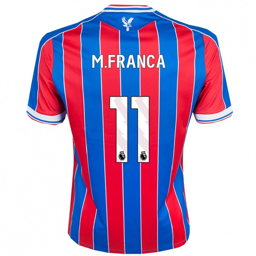 Danxen Pánské Matheus França #11 Modrá Červená Bílá Domů Hráčské Dresy 2025/26 Dres