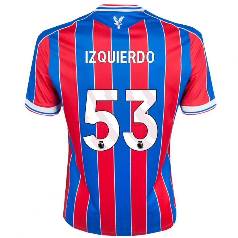 Danxen Pánské Jackson Izquierdo #53 Modrá Červená Bílá Domů Hráčské Dresy 2025/26 Dres