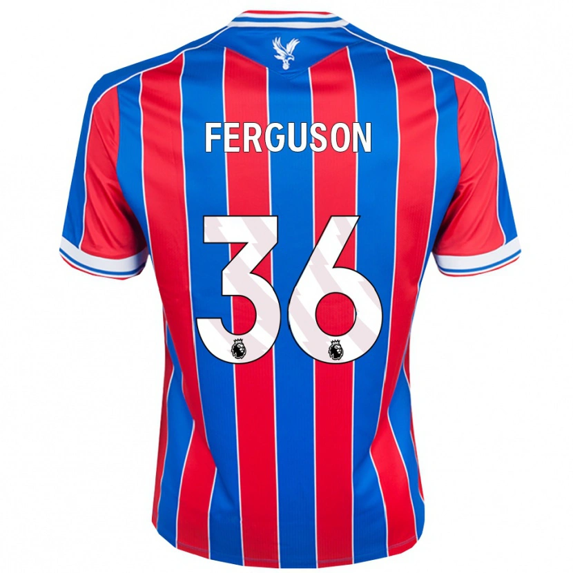 Danxen Pánské Nathan Ferguson #36 Modrá Červená Bílá Domů Hráčské Dresy 2025/26 Dres