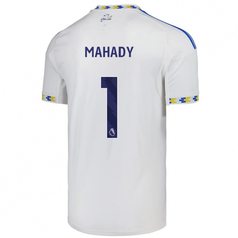 Danxen Pánské Rory Mahady #1 Bílá Modrá Domů Hráčské Dresy 2025/26 Dres